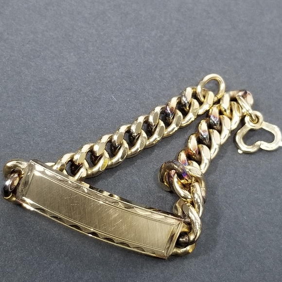 Elco 12k Gold Filled Chunky Bracelet - Picture 5 of 14